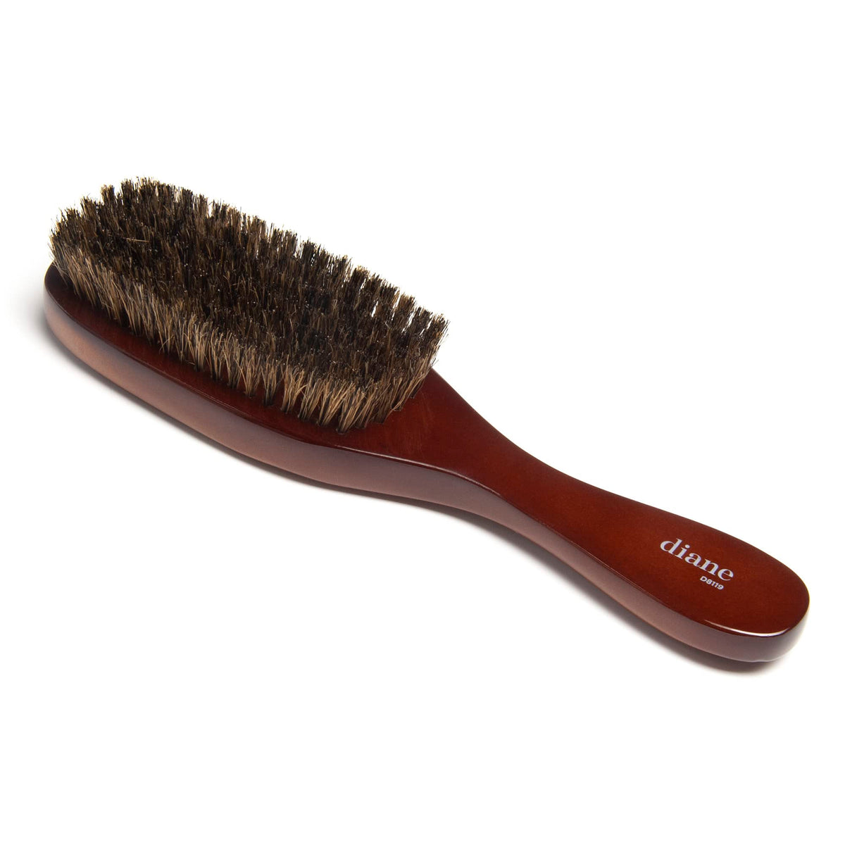 Diane Premium 100% Boar Bristle 2-Sided Club Brush for Men, Wood Handle