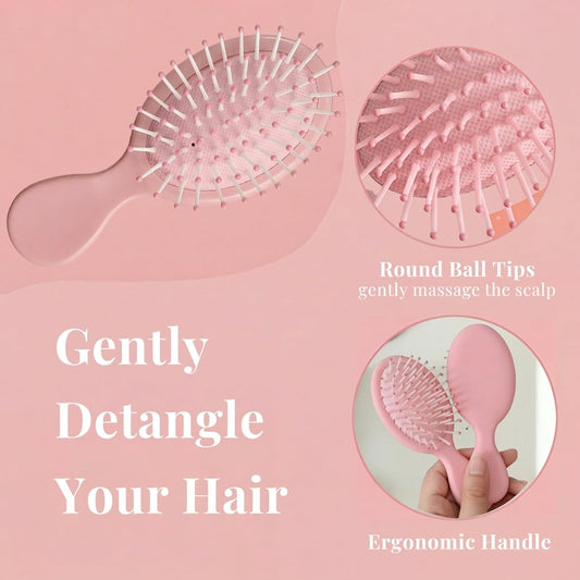 12 Pack Mini Hair Brush Bulk, Travel Hair Brush for All Hair Types