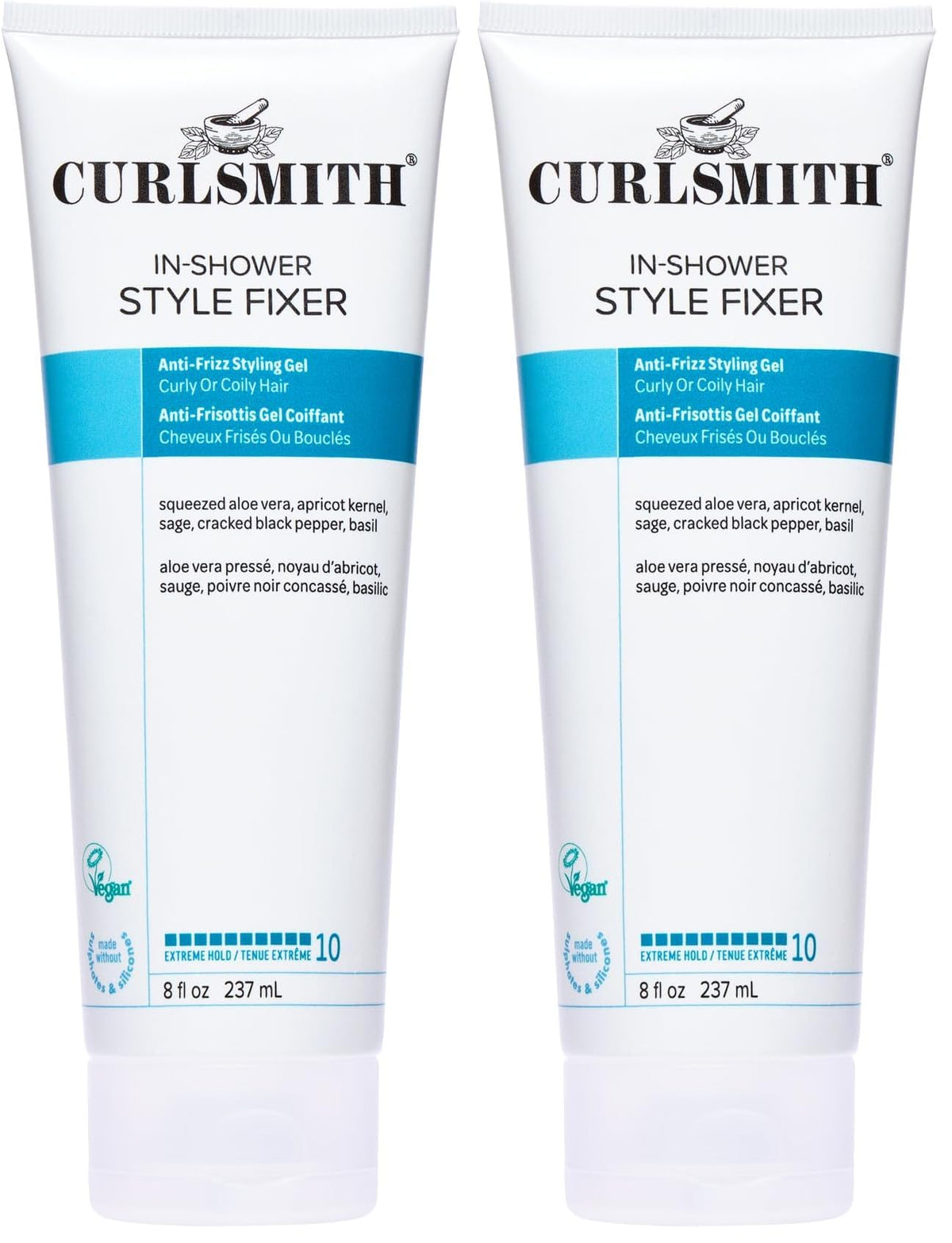CURLSMITH In-Shower Style Fixer Strong Hold Gel for Curls (8 oz)