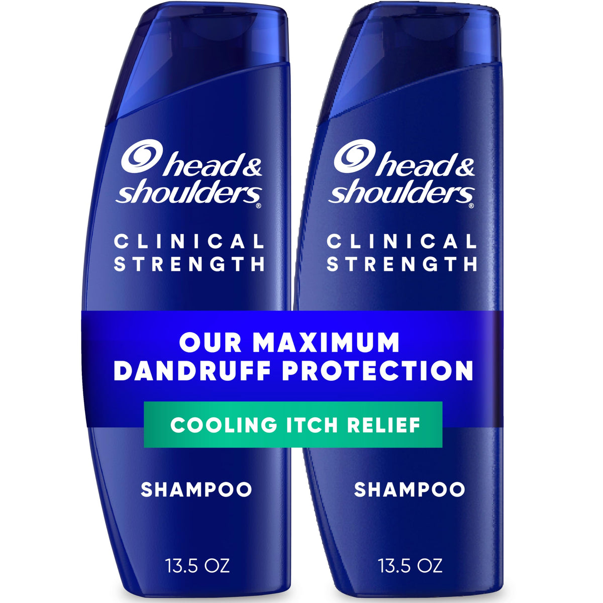 Head & Shoulders Clinical Strength Advanced Oil Control Anti-Dandruff Shampoo, 1% Selenium Sulfide, Stubborn Dandruff, 13.5 fl oz
