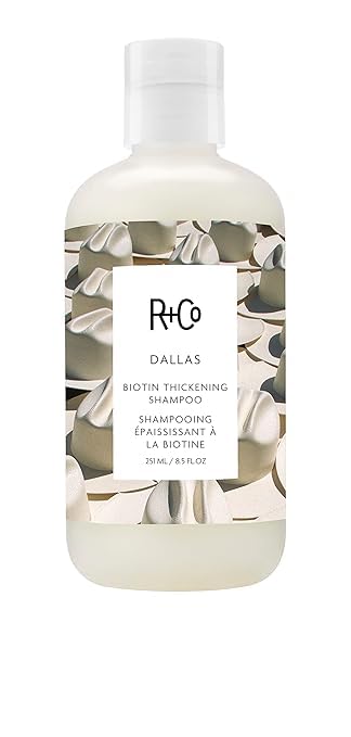 R+Co DALLAS Biotin Thickening Shampoo – Volumizing & Strengthening Hair Cleanser, All Hair Types