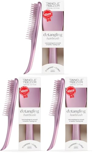 Tangle Teezer Chrome Ultimate Detangler Brush, Straight to Curly, Gold