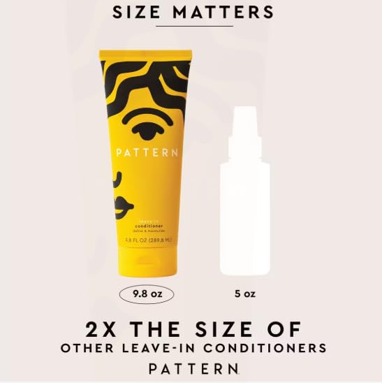 PATTERN Curly Styling Duo, Curl Mousse and Leave-In Conditioner for Curly Hair, 2-Piece Kit, 8 Fl Oz + 9.8 Fl Oz