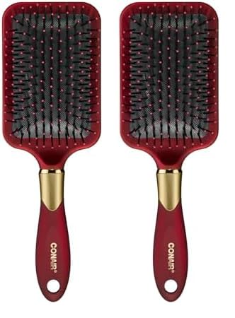Conair Paddle Hair Brush, Ultra Wide Detangling Design for Thick Hair