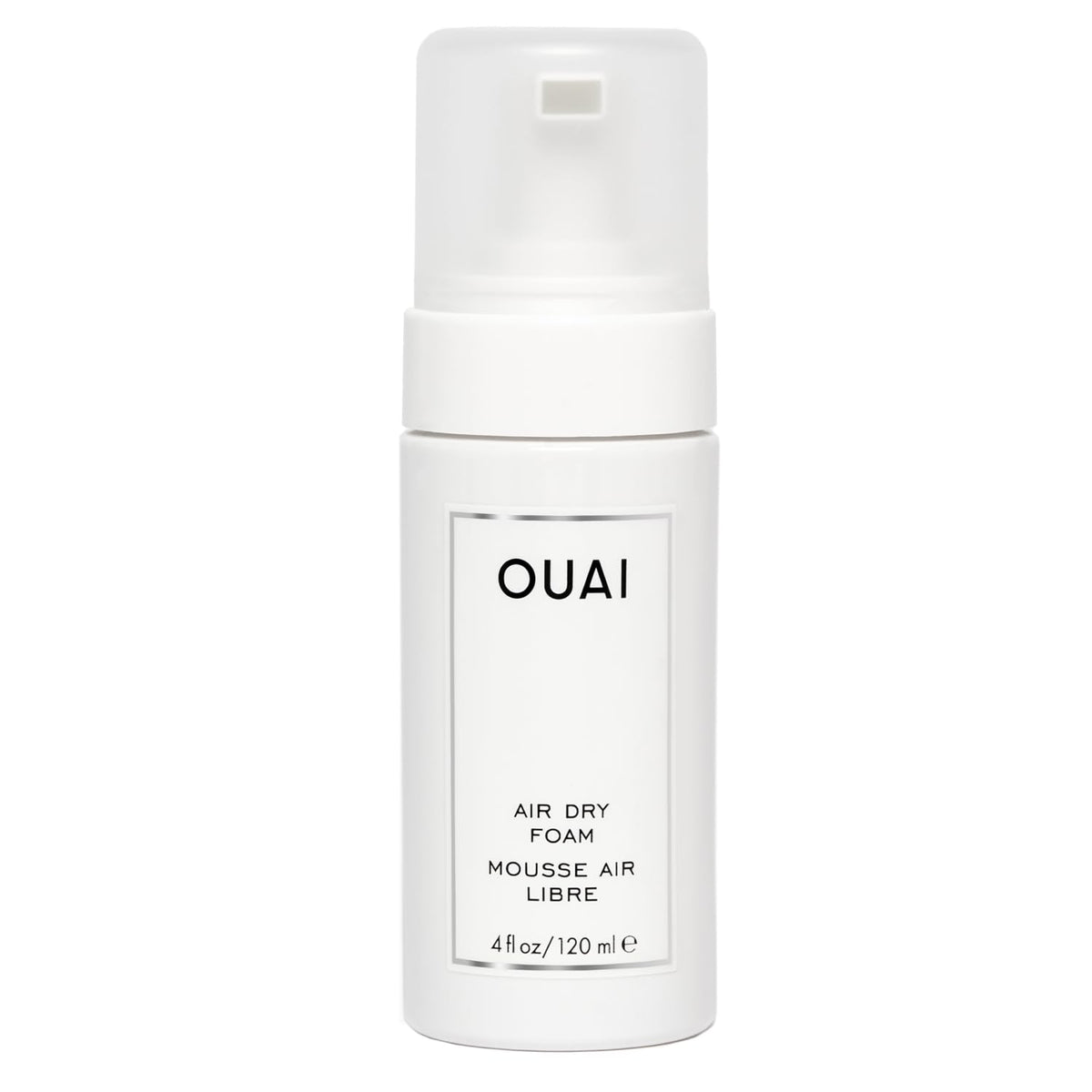 OUAI Air Dry Foam - Hair Mousse for Curly Hair & Beach Waves (4 oz)