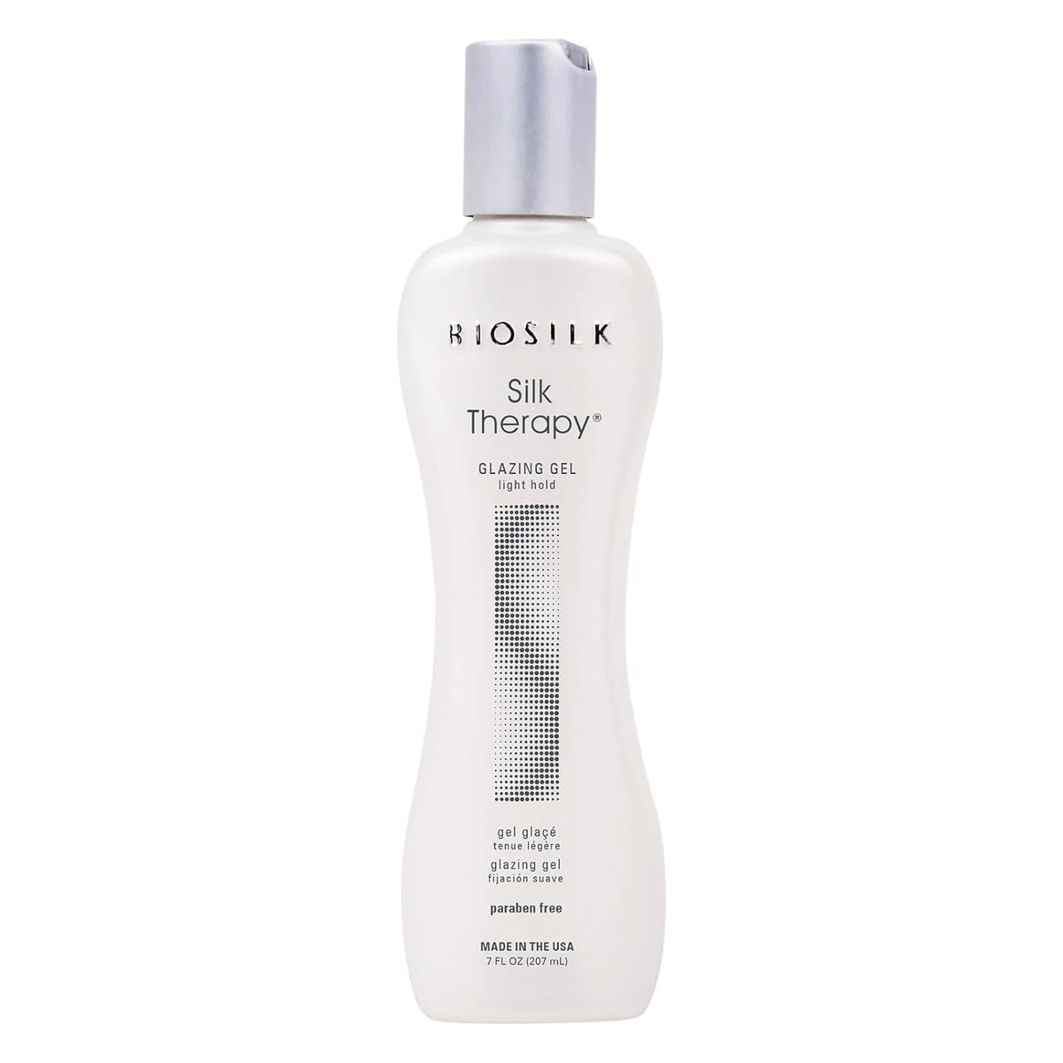 BioSilk Silk Therapy Glazing Gel, Light-Hold Styling Gel, 7 Oz