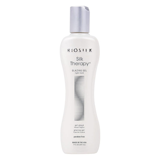 BioSilk Silk Therapy Glazing Gel, Light-Hold Styling Gel, 7 Oz