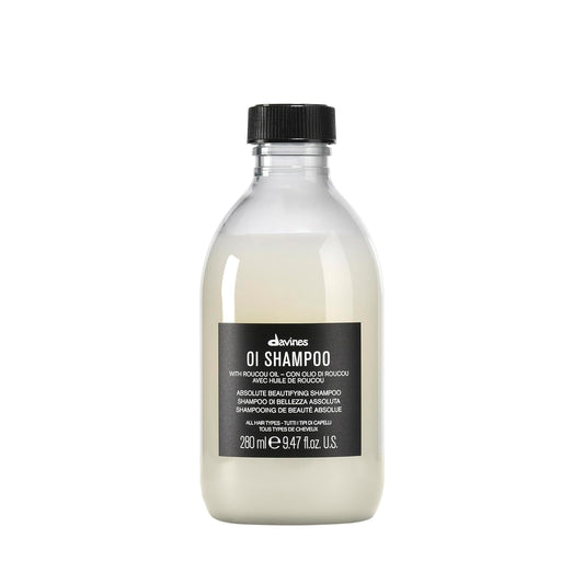 Davines OI Shampoo, Milky-Smooth Hydrating Cleanser for All Hair Types - Antioxidant-Rich Formula with Roucou Oil for Extraordinary Shine, Softness, Volume & Protection, Sulfate-Free