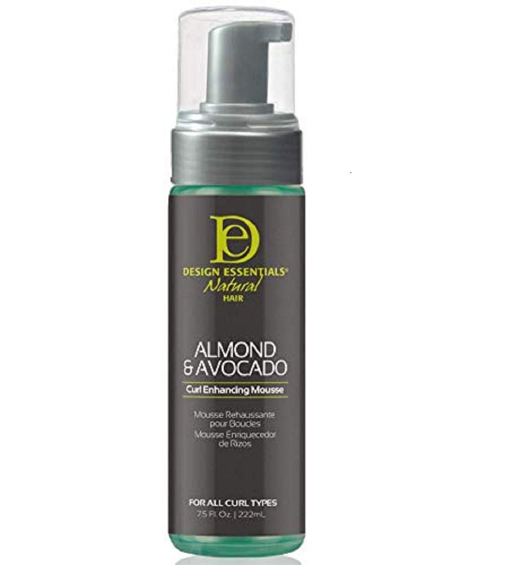 Design Essentials Almond and Avocado Curl Enhancing Mousse, 10 fl oz.