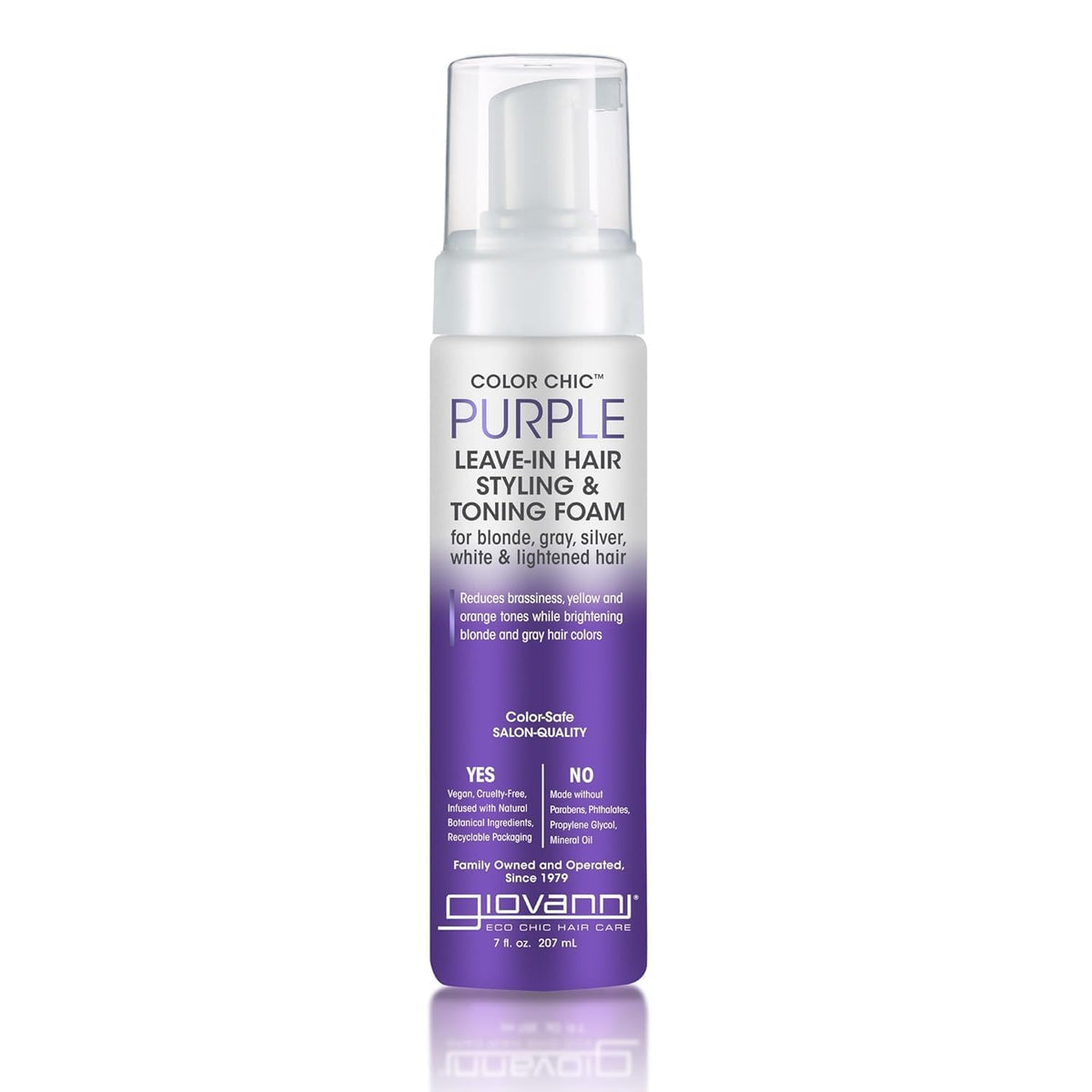 GIOVANNI 2Chic Ultra Volume Mousse for Fine & Thin Hair, 7 fl oz (Pack of 1)