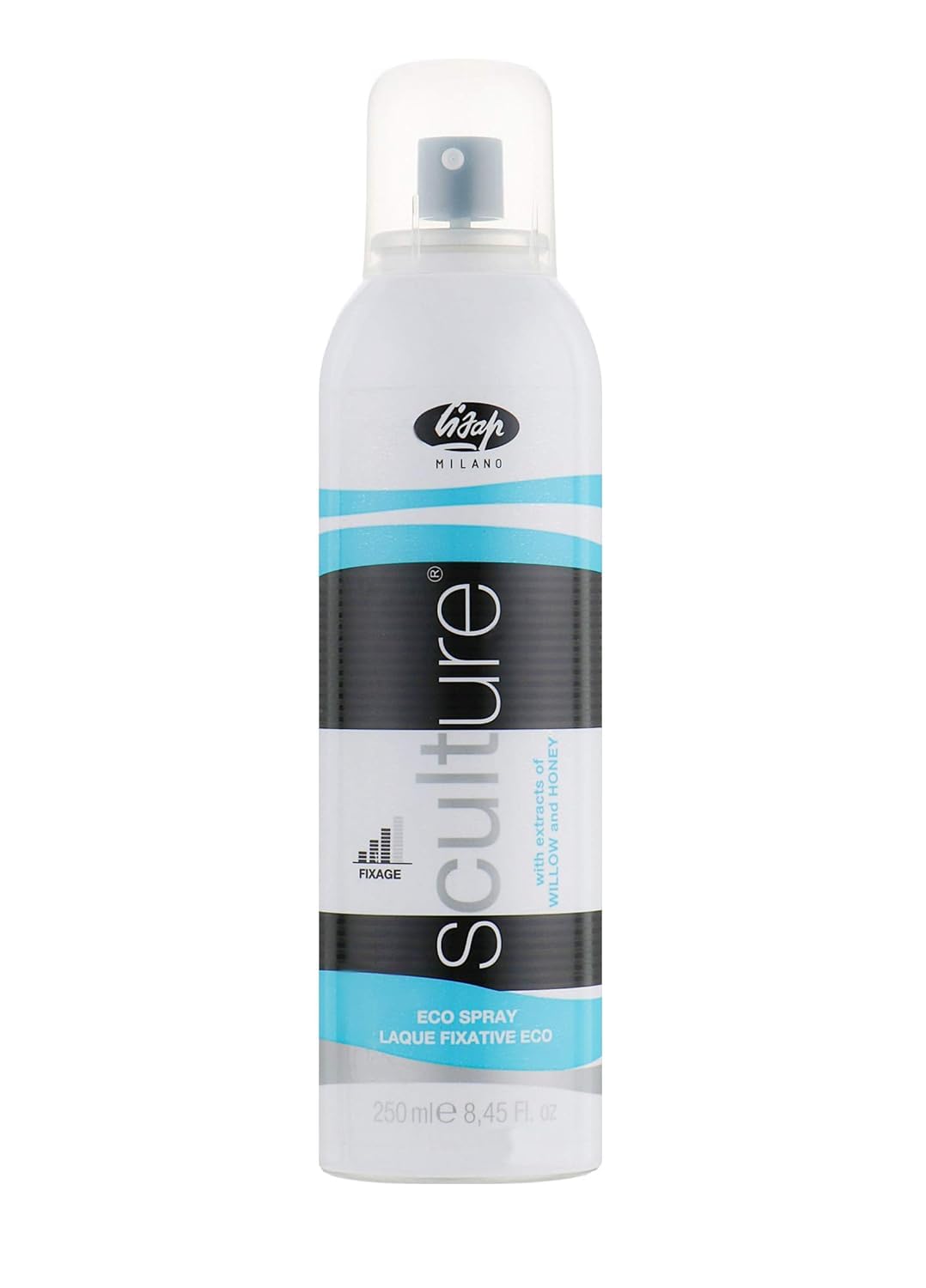 Lisap Sculture Shining Gel Mousse - Hair Mousse for wet look - Mousse for Curly Hair styling with Anti Frizz Hair effect, 10 fl oz