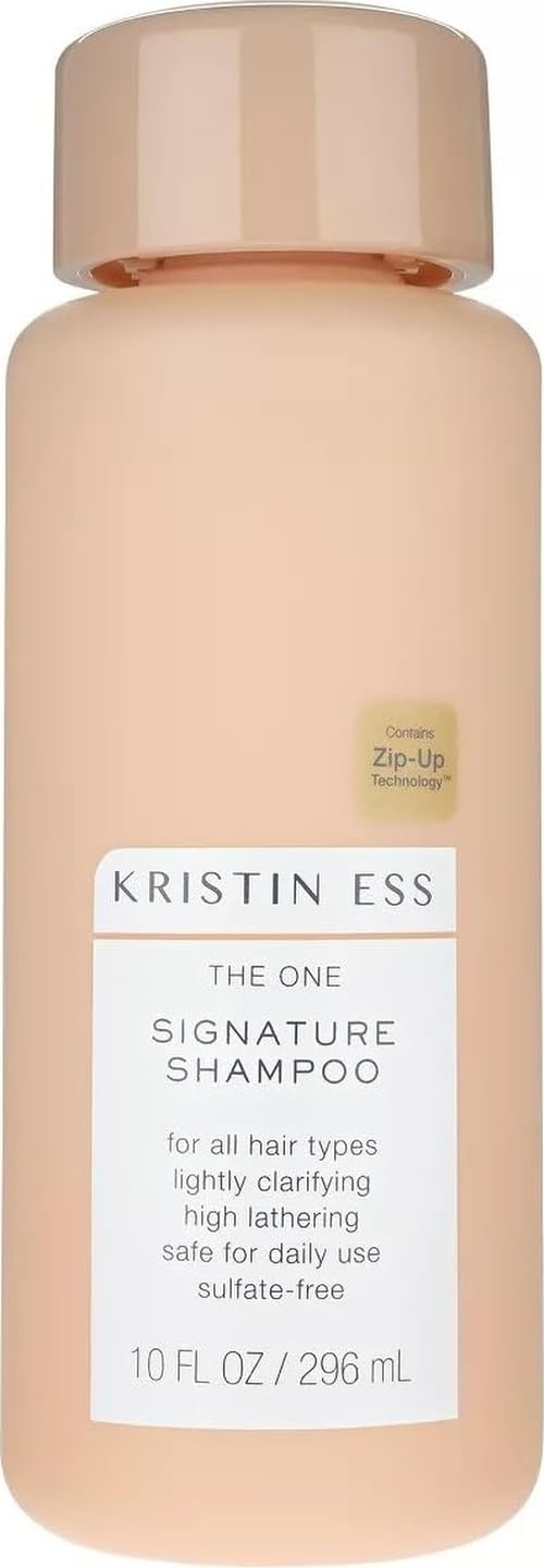 Kristin Ess Hair One Signature Shampoo with Avocado Oil + Castor Oil for Women - Lightly Clarifying Daily Sulfate Free Hydrating Shampoo, Color Safe, Vegan, 33.8 fl oz