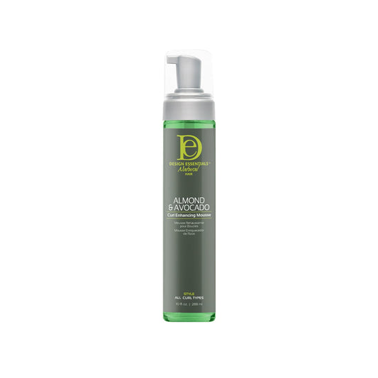 Design Essentials Almond and Avocado Curl Enhancing Mousse, 10 fl oz.
