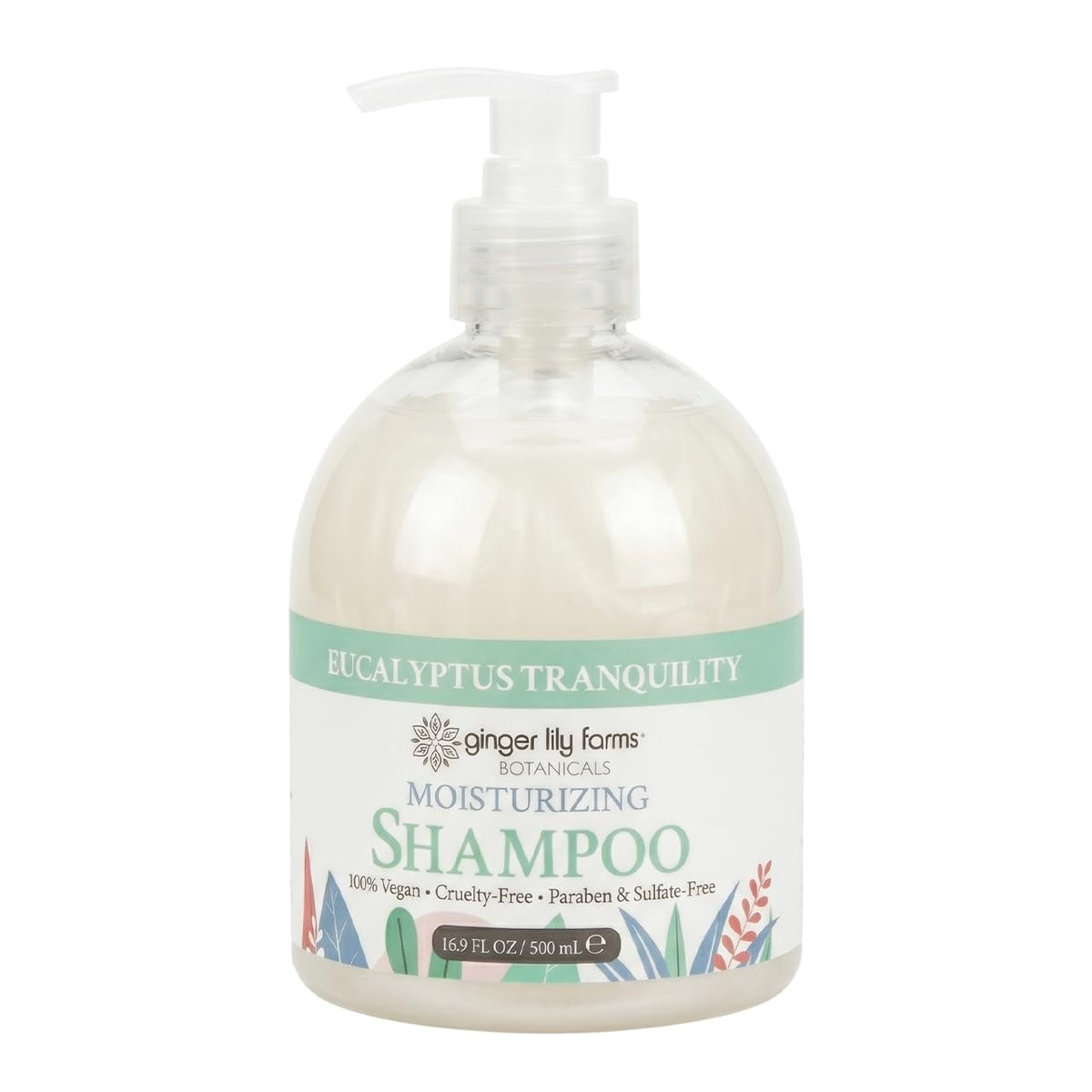 Ginger Lily Farms Botanicals Moisturizing Shampoo for All Hair Types, Coco Mango, 100% Vegan & Cruelty-Free, Coconut Mango Scent, 1 Gallon (128 fl oz) Refill