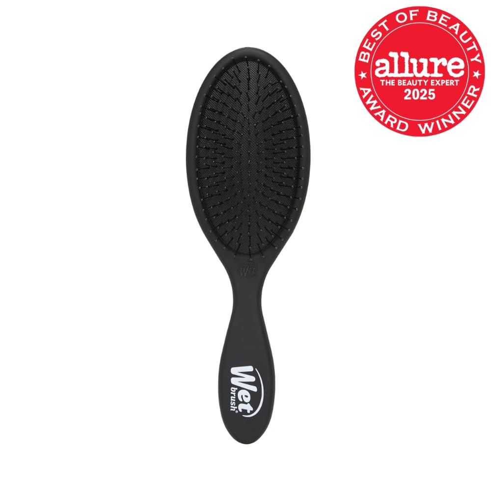 Wet Brush Original Detangler Hair Brush, Black, For All Hair Textures