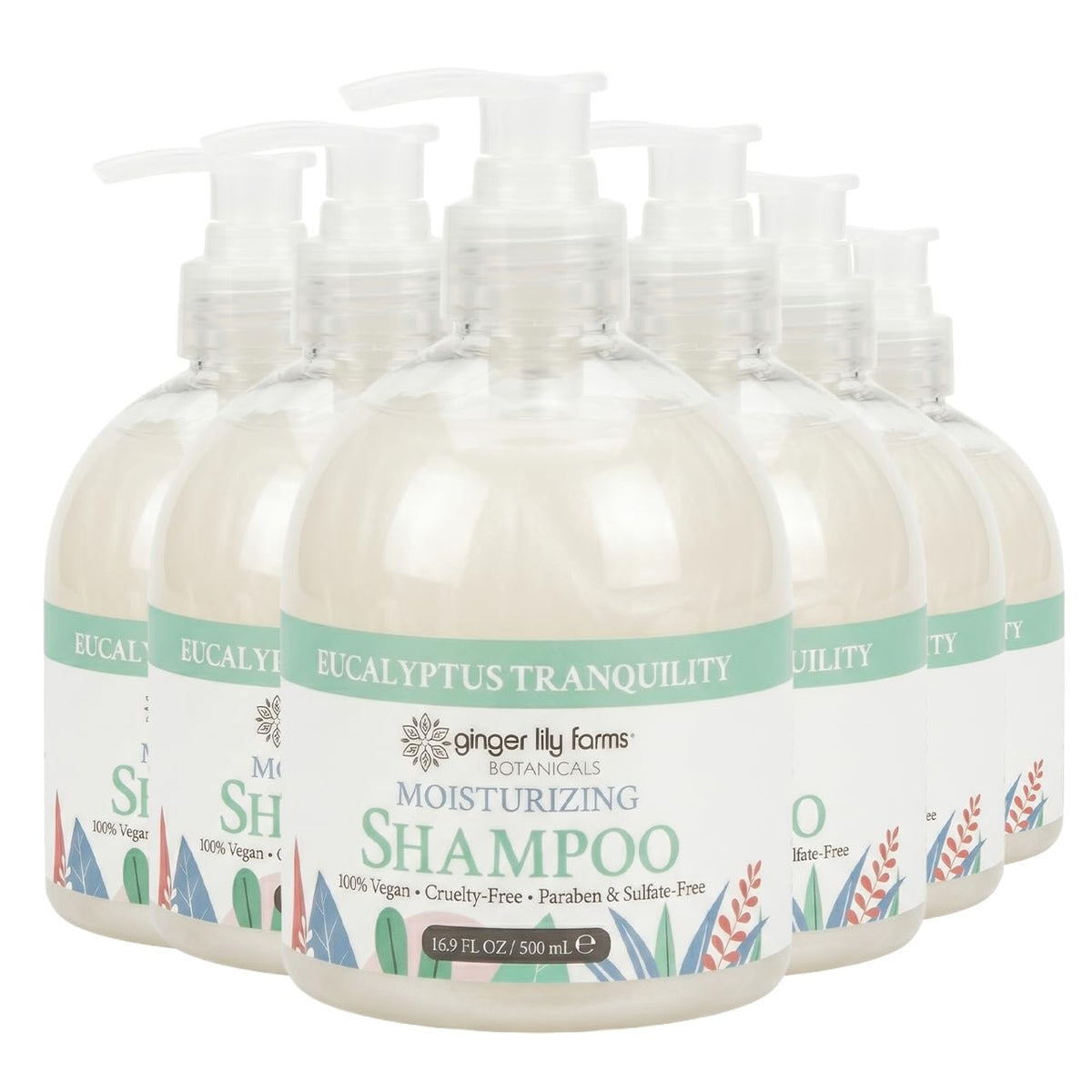 Ginger Lily Farms Botanicals Shampoo, 128oz, Island Tranquility