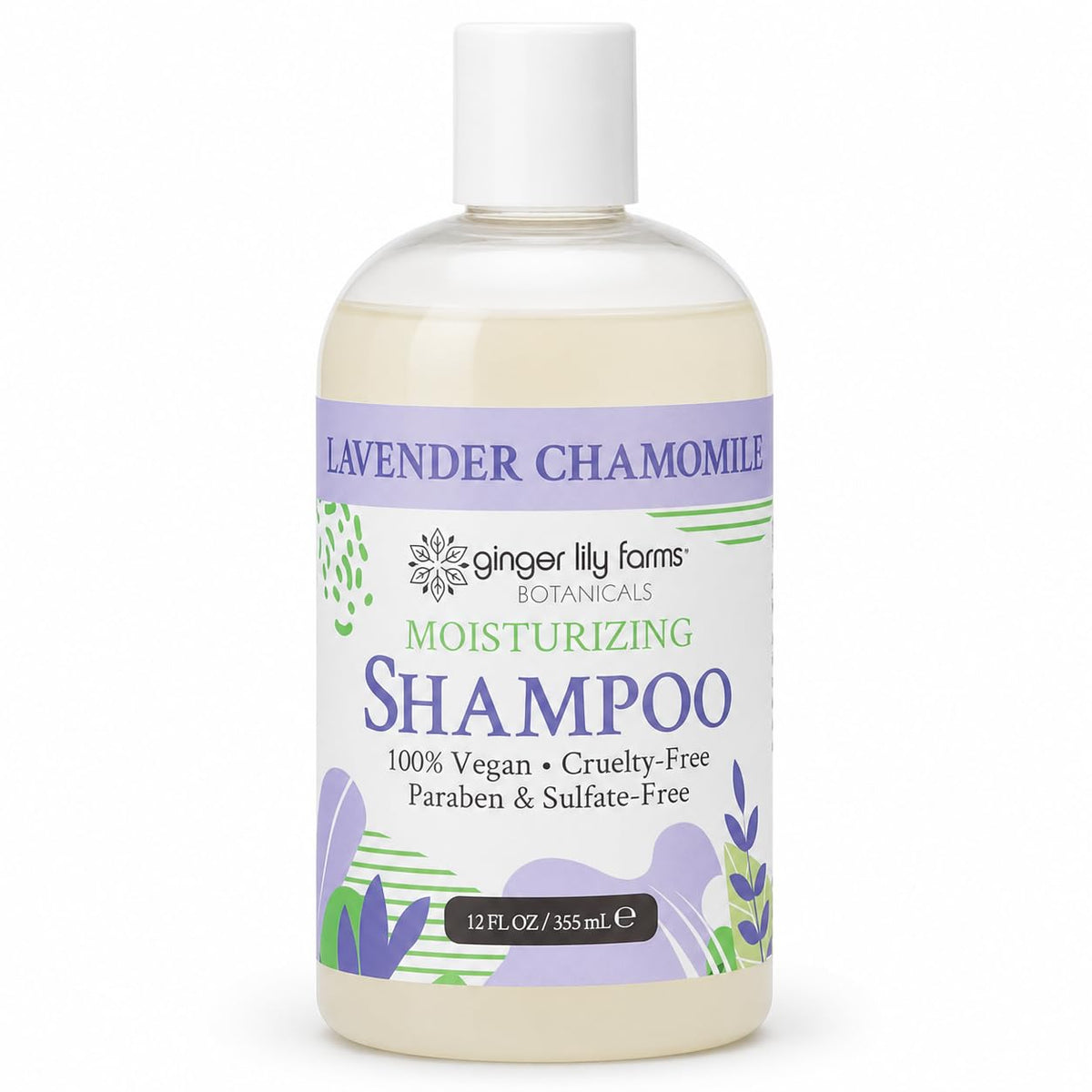 Ginger Lily Farms Botanicals Moisturizing Shampoo for All Hair Types, Coco Mango, 100% Vegan & Cruelty-Free, Coconut Mango Scent, 1 Gallon (128 fl oz) Refill