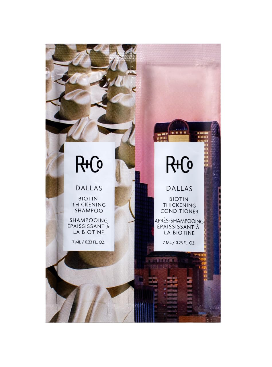 R+Co DALLAS Biotin Thickening Shampoo – Volumizing & Strengthening Hair Cleanser, All Hair Types
