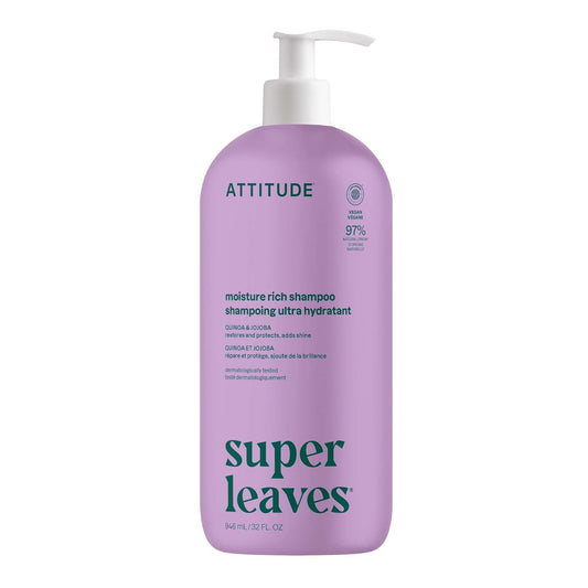 ATTITUDE Hydrating Shampoo for Very Dry Hair, EWG Verified, 32 Fl Oz