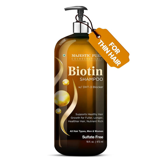Majestic Pure Biotin Shampoo Sulfate & Paraben Free - 16 Fl Oz