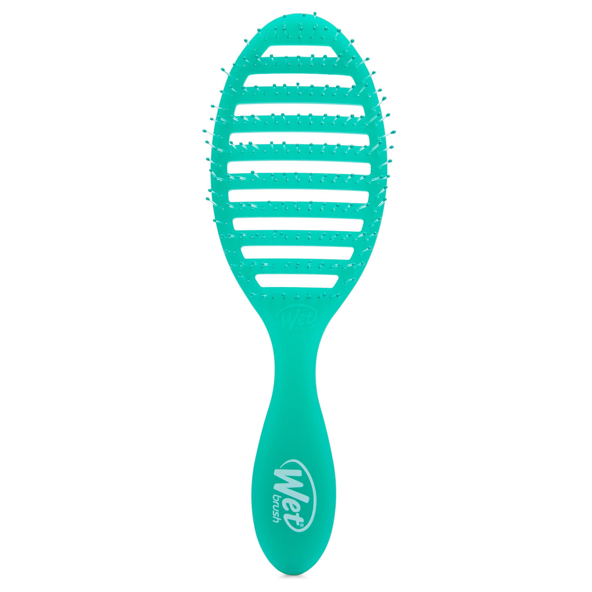 Wet Brush Speed Dry Hair Brush, Amazon Exclusive Aqua, Vented Design & Soft HeatFlex Bristles, Blow Dry Safe, Ergonomic Handle Manages Tangles & Uncontrollable Strands, Pain-Free Hair Accessories