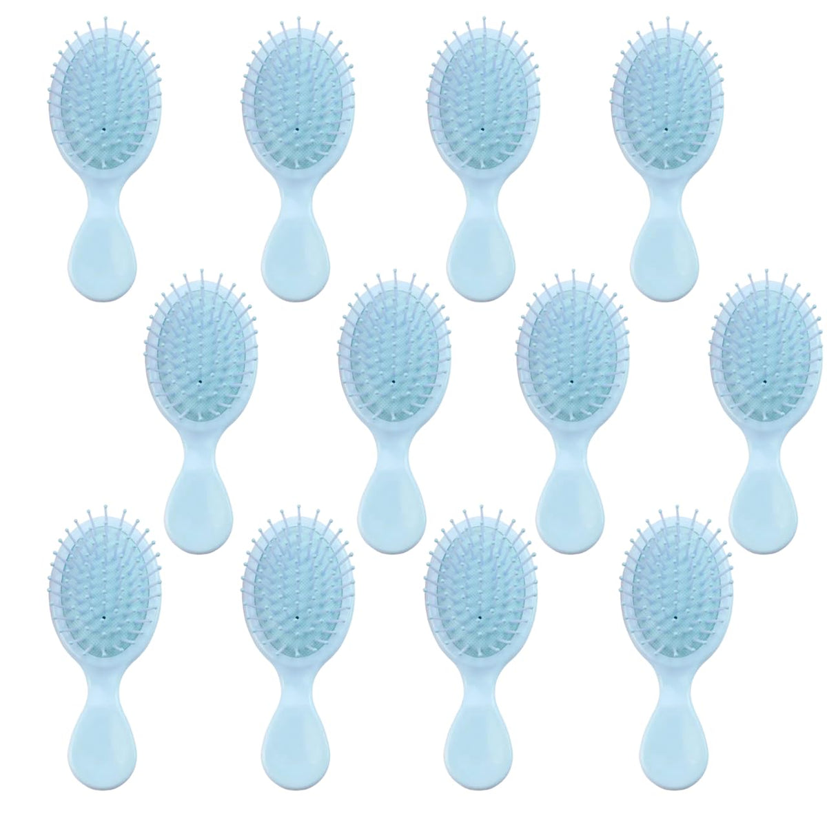 12 Pack Mini Hair Brush Bulk, Travel Hair Brush for All Hair Types