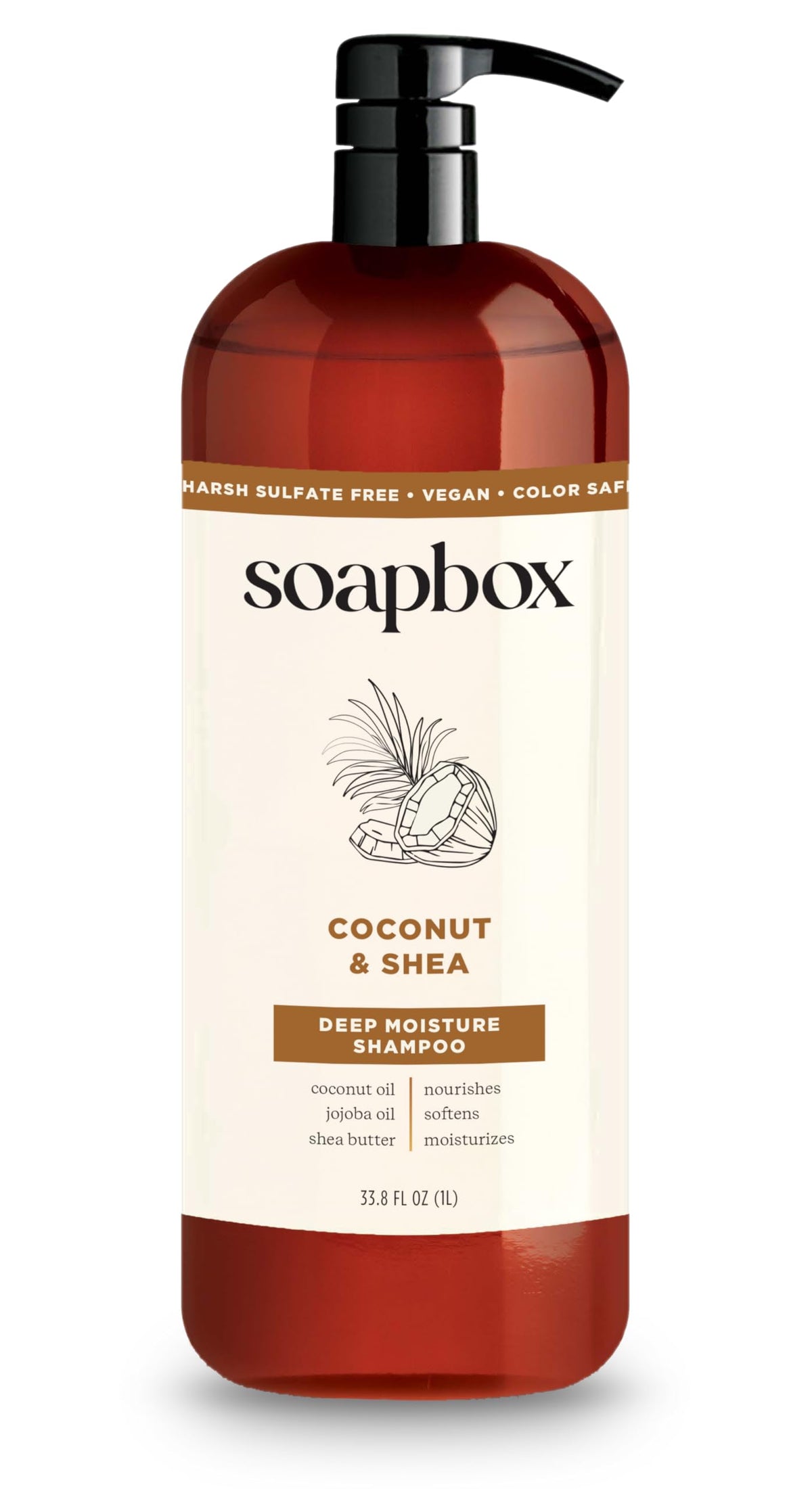 Soapbox Biotin & Super Fruit Shampoo for Volume, 33.8 oz