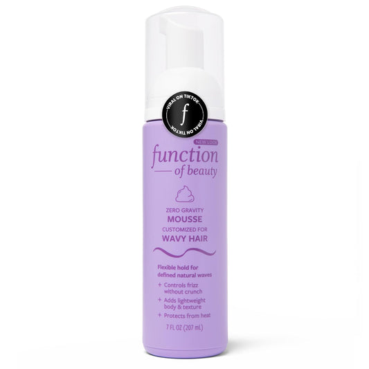 Function of Beauty Wavy Hair Mousse for Styling - Anti-Frizz Hair Styler