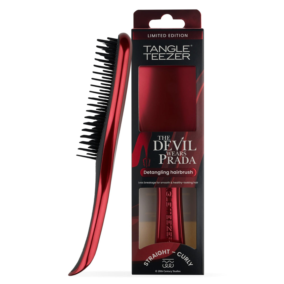 Tangle Teezer Chrome Ultimate Detangler Brush, Straight to Curly, Gold