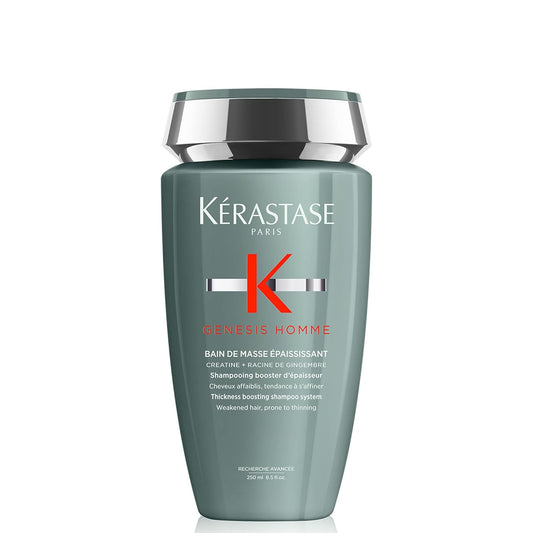 Kerastase Genesis Homme Bain De Masse Shampoo – For Men, 8.5 Fl Oz
