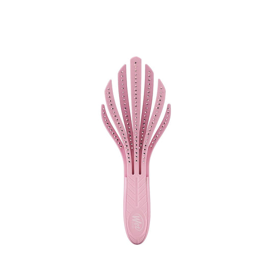 Wet Brush Go Green Curl Detangler Hair Brush - Pale Pink Ultra-Soft IntelliFlex Detangling Bristles Glide Through Tangles with Ease - Great For Curly Hair-No Split Ends & Pain-Free for Wet or Dry Hair