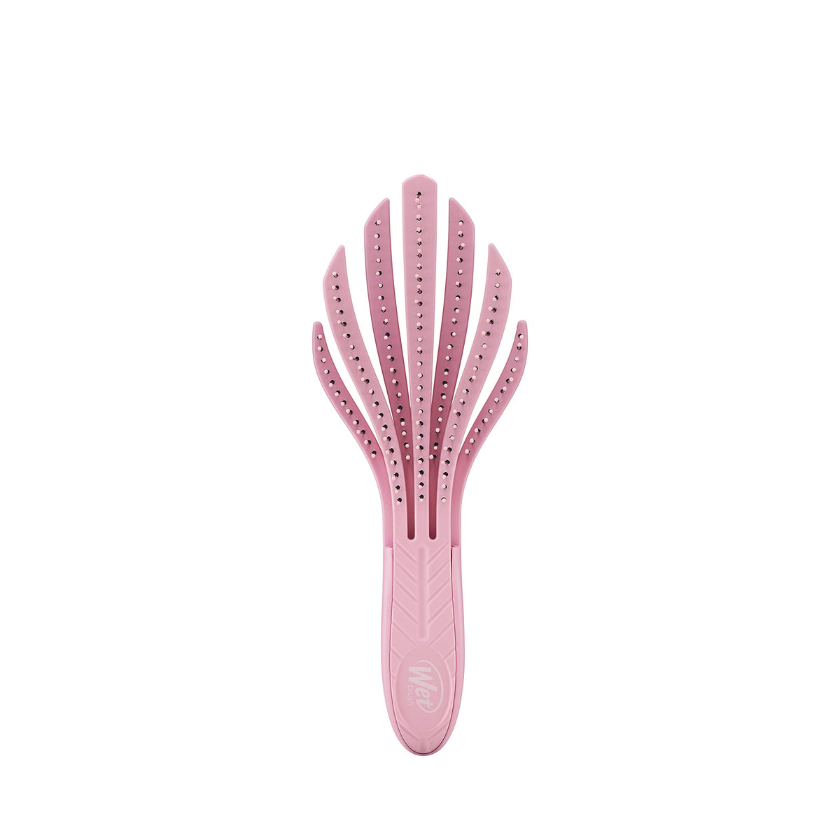 Wet Brush Go Green Curl Detangler Hair Brush - Pale Pink Ultra-Soft IntelliFlex Detangling Bristles Glide Through Tangles with Ease - Great For Curly Hair-No Split Ends & Pain-Free for Wet or Dry Hair
