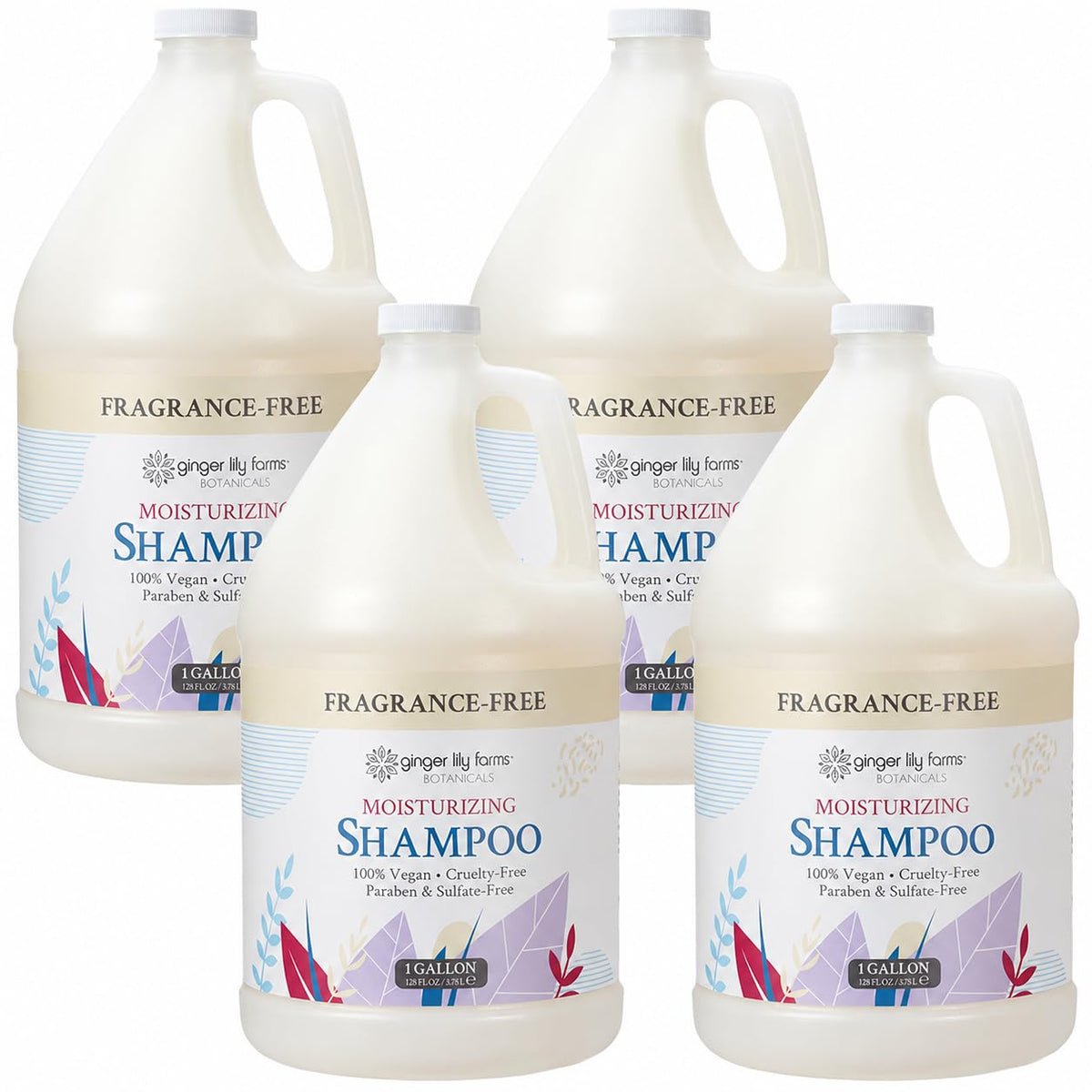 Ginger Lily Farms Botanicals Shampoo, 128oz, Island Tranquility