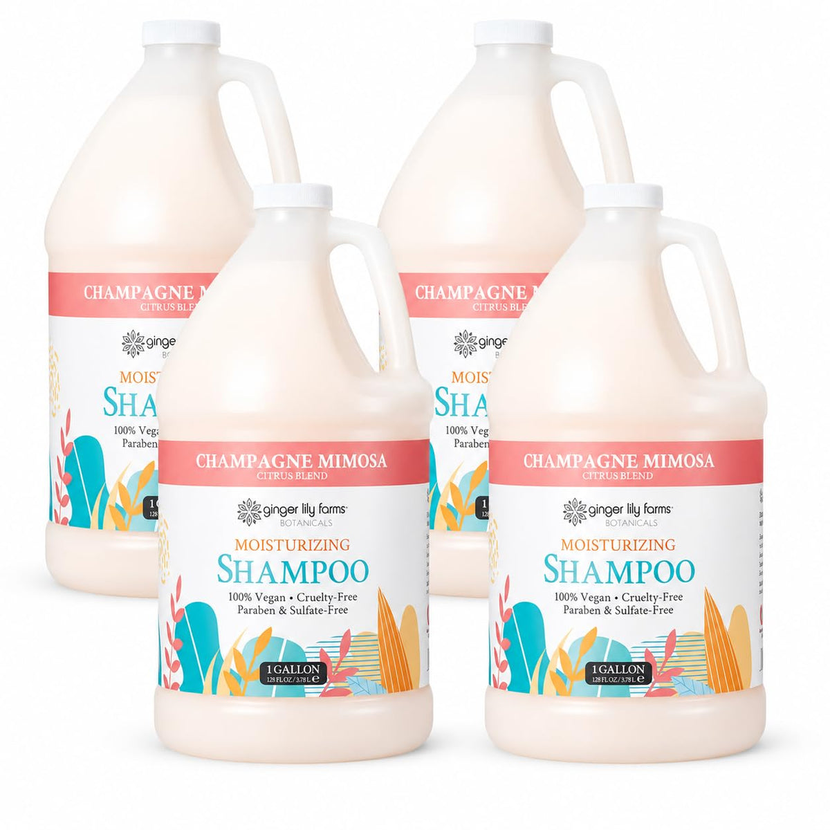 Ginger Lily Farms Botanicals Shampoo, 128oz, Island Tranquility