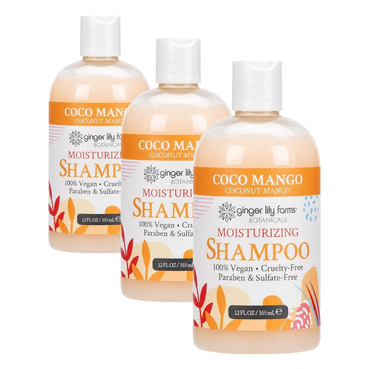 Ginger Lily Farms Botanicals Shampoo, 128oz, Island Tranquility