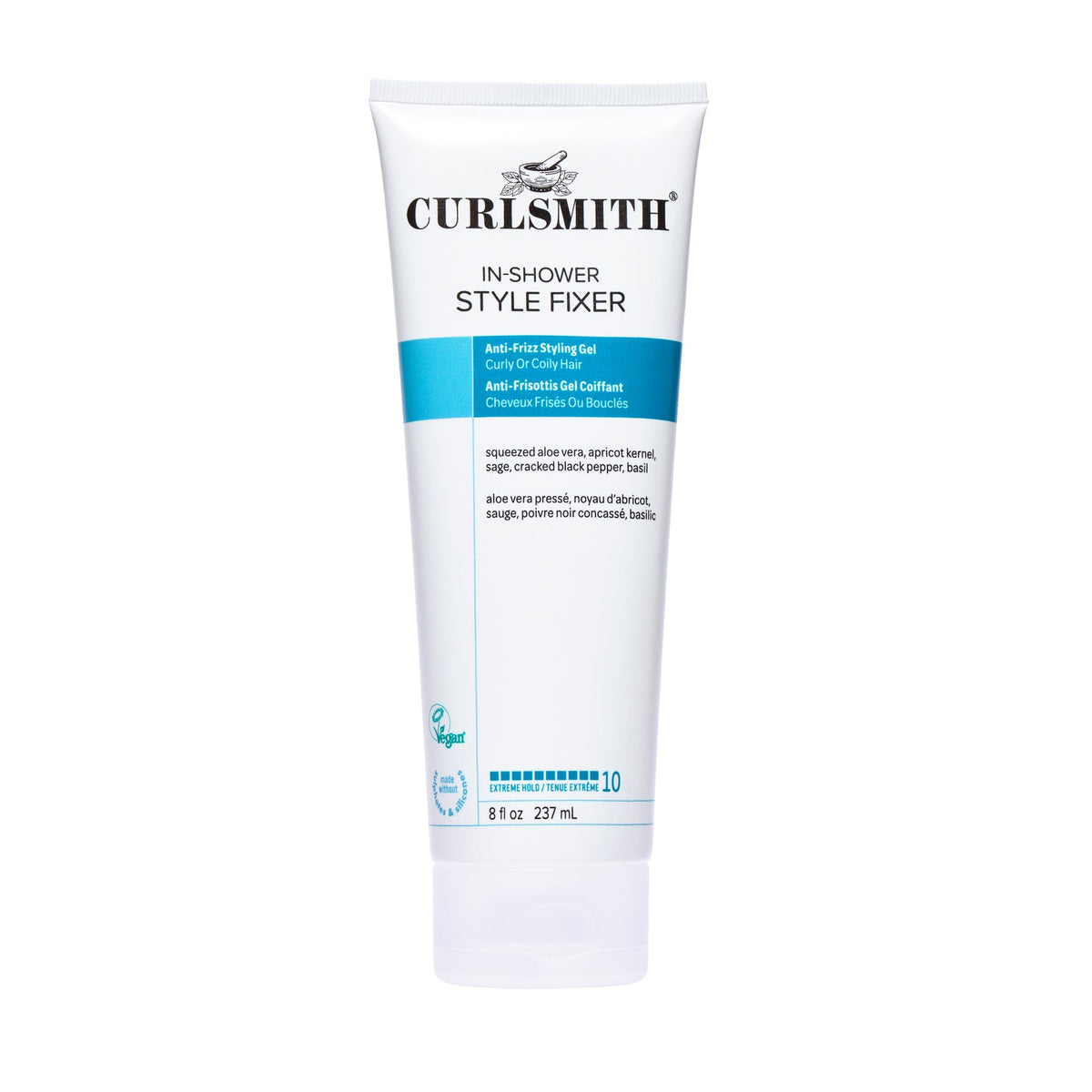 CURLSMITH In-Shower Style Fixer Strong Hold Gel for Curls (8 oz)