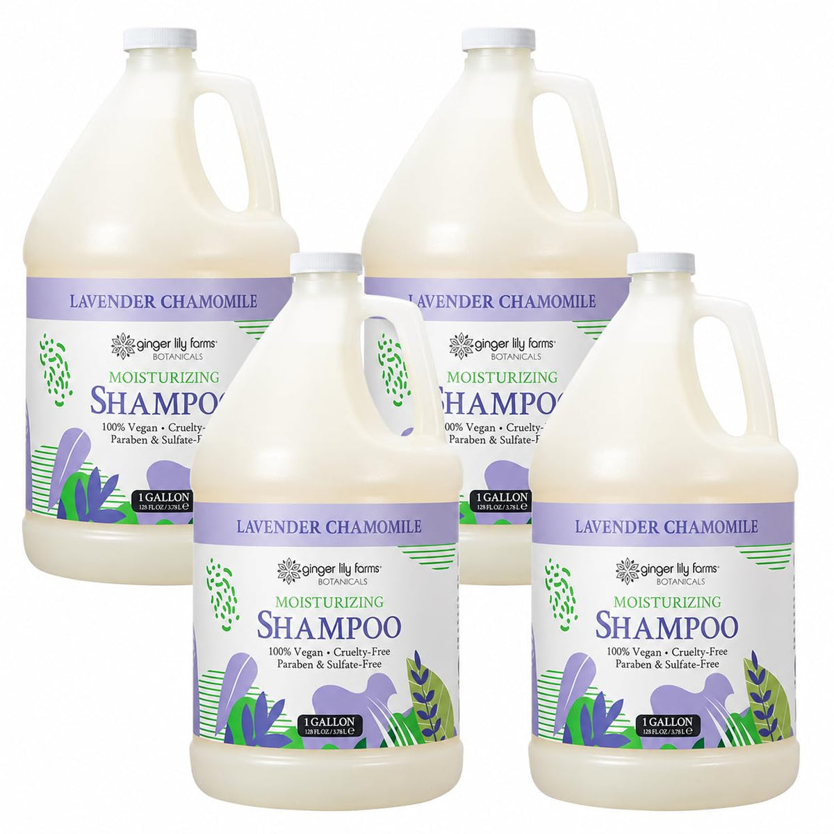 Ginger Lily Farms Botanicals Shampoo, 128oz, Island Tranquility