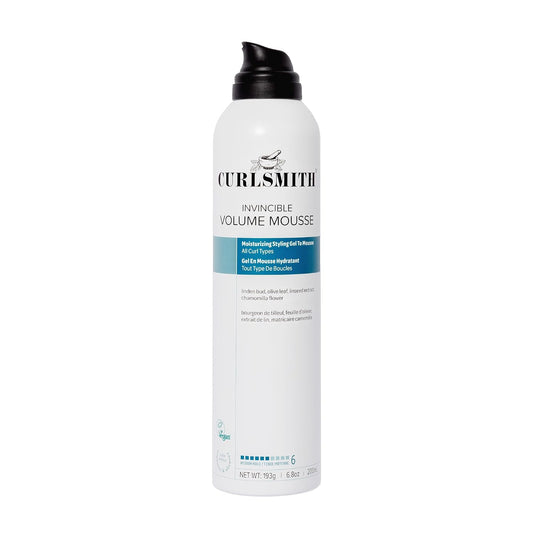 CURLSMITH Invincible Volume Mousse for Curly Hair (6.8 oz)