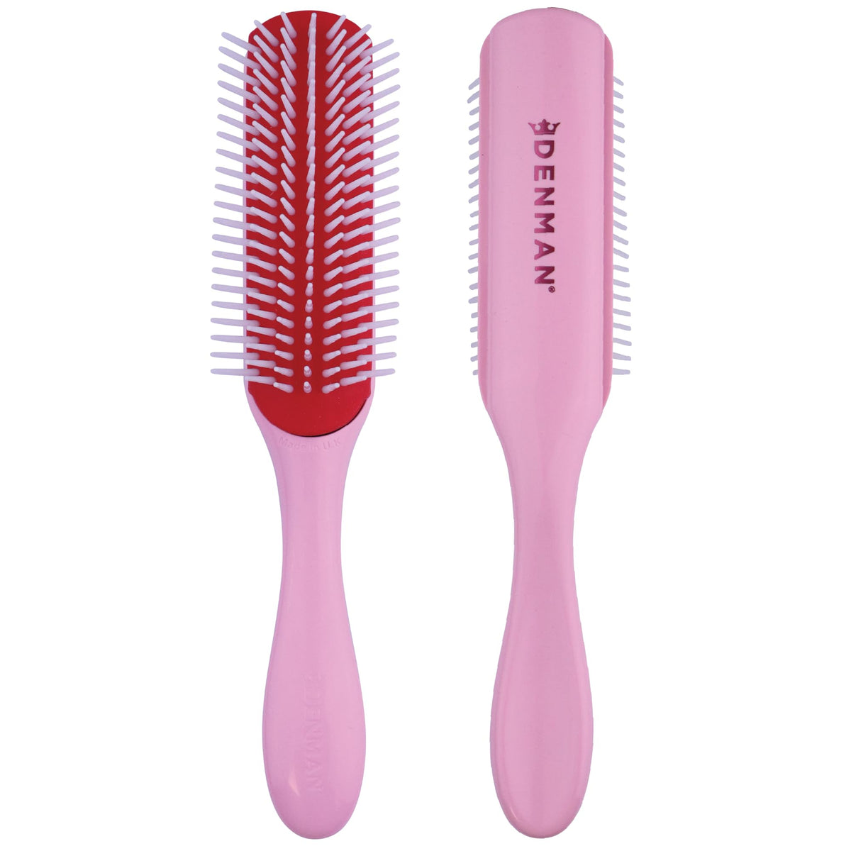 Denman D3 Original Curl Definer & Styler, Curly Hair Brush for Women & Men – 7 Row Detangling & Curl Defining Brush for Smooth Defined Curls - a precision Styling Brush for straight hair