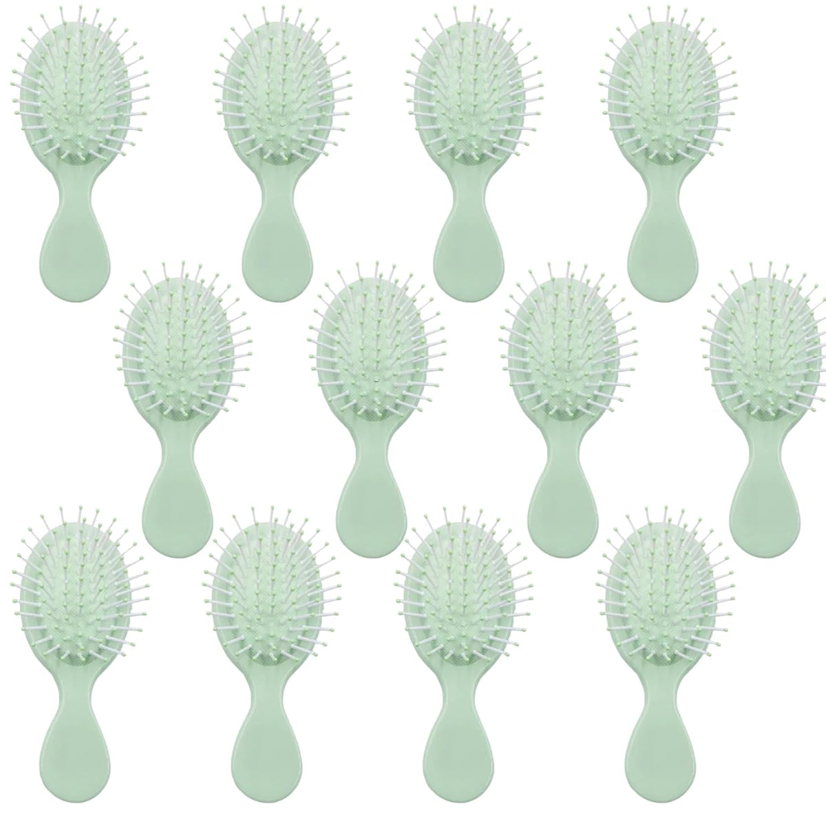 12 Pack Mini Hair Brush Bulk, Travel Hair Brush for All Hair Types
