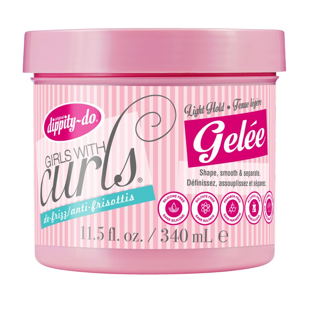 Dippity Do Girls With Curls De-Frizz Light Hold Gelee Duo, 2 Pack