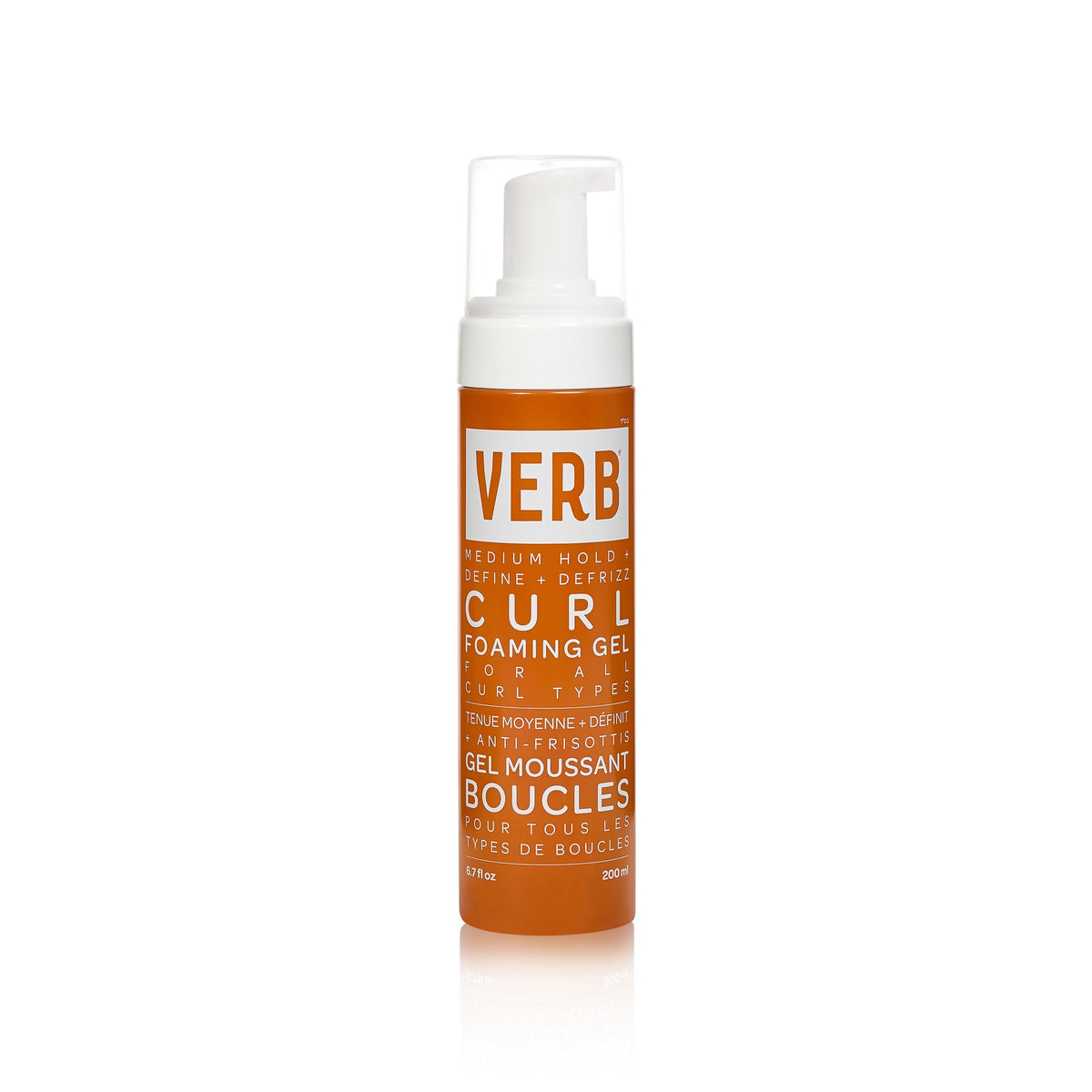 VERB Curl Foaming Gel | Frizz-Free + Crunch-Free + Medium Hold