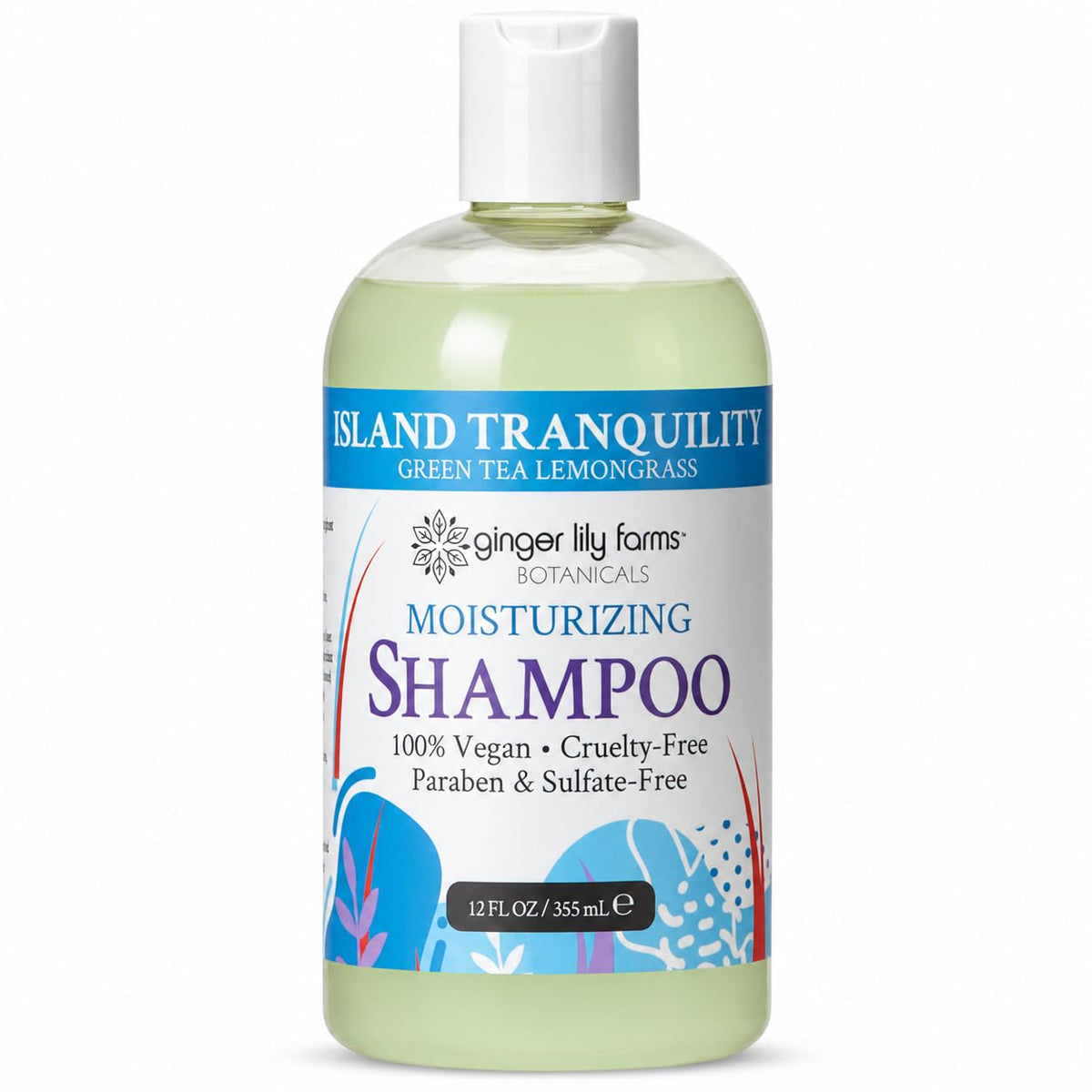 Ginger Lily Farms Botanicals Shampoo, 128oz, Island Tranquility