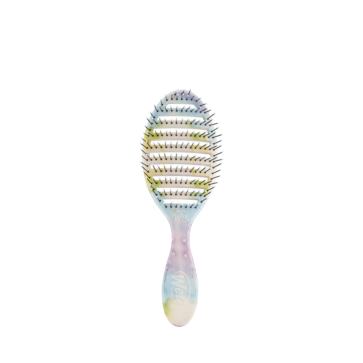 Wet Brush Speed Dry Hair Brush - Watermark (Color Wash) - Vented Design and Ultra Soft HeatFlex Bristles Are Blow Dry Safe With Ergonomic Handle Manages Tangle and Uncontrollable Hair - Pain-Free