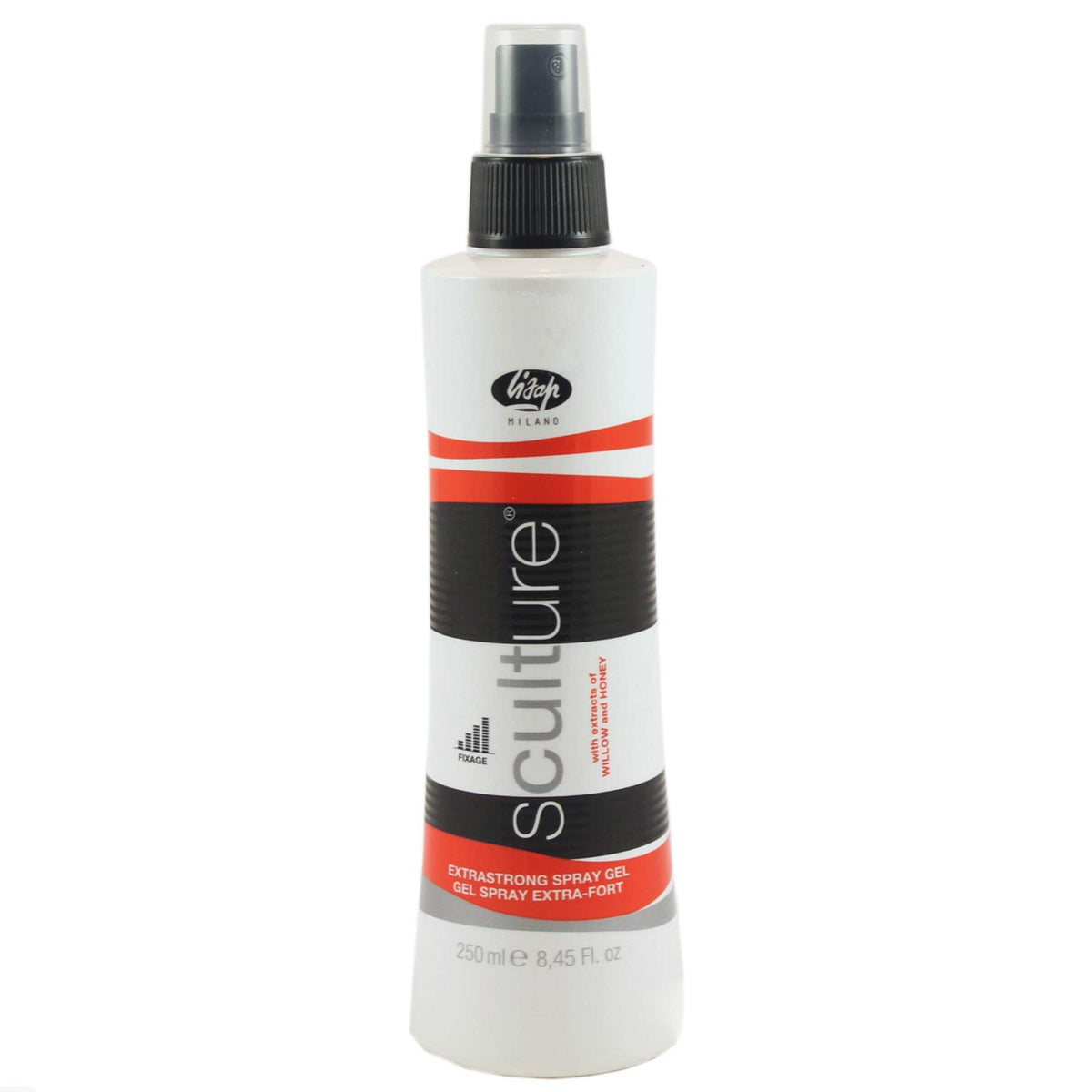 Lisap Sculture Shining Gel Mousse - Hair Mousse for wet look - Mousse for Curly Hair styling with Anti Frizz Hair effect, 10 fl oz