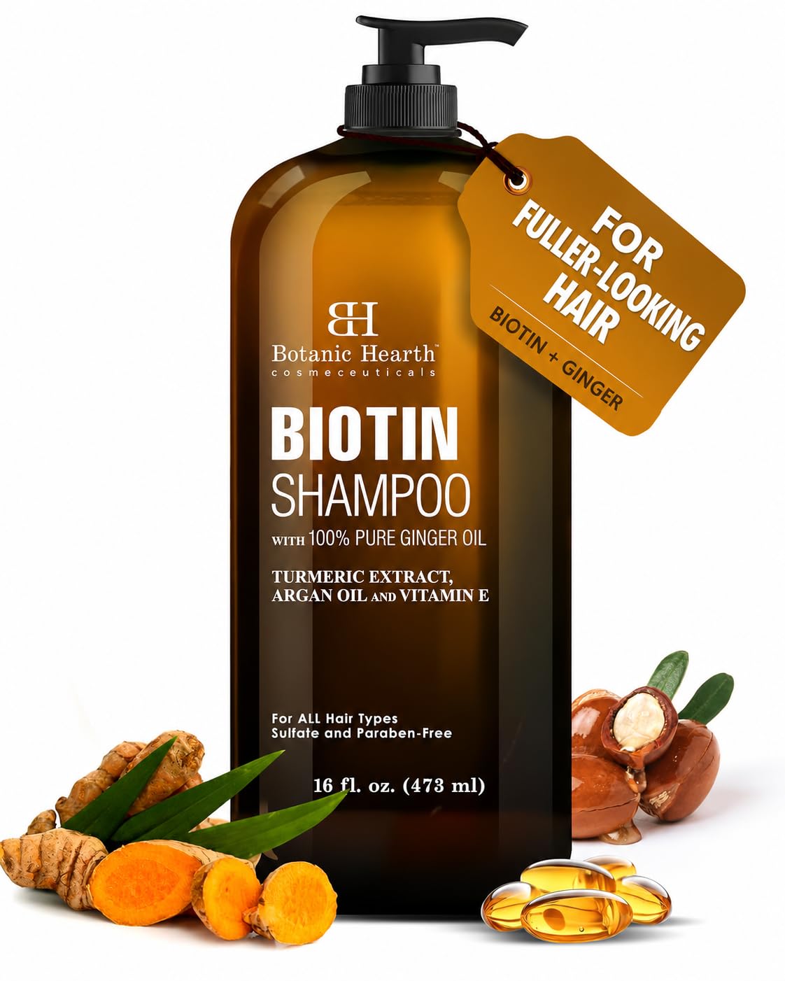 Botanic Hearth Tea Tree Shampoo - 16 Fl oz, Deep Cleans, Refreshes Scalp