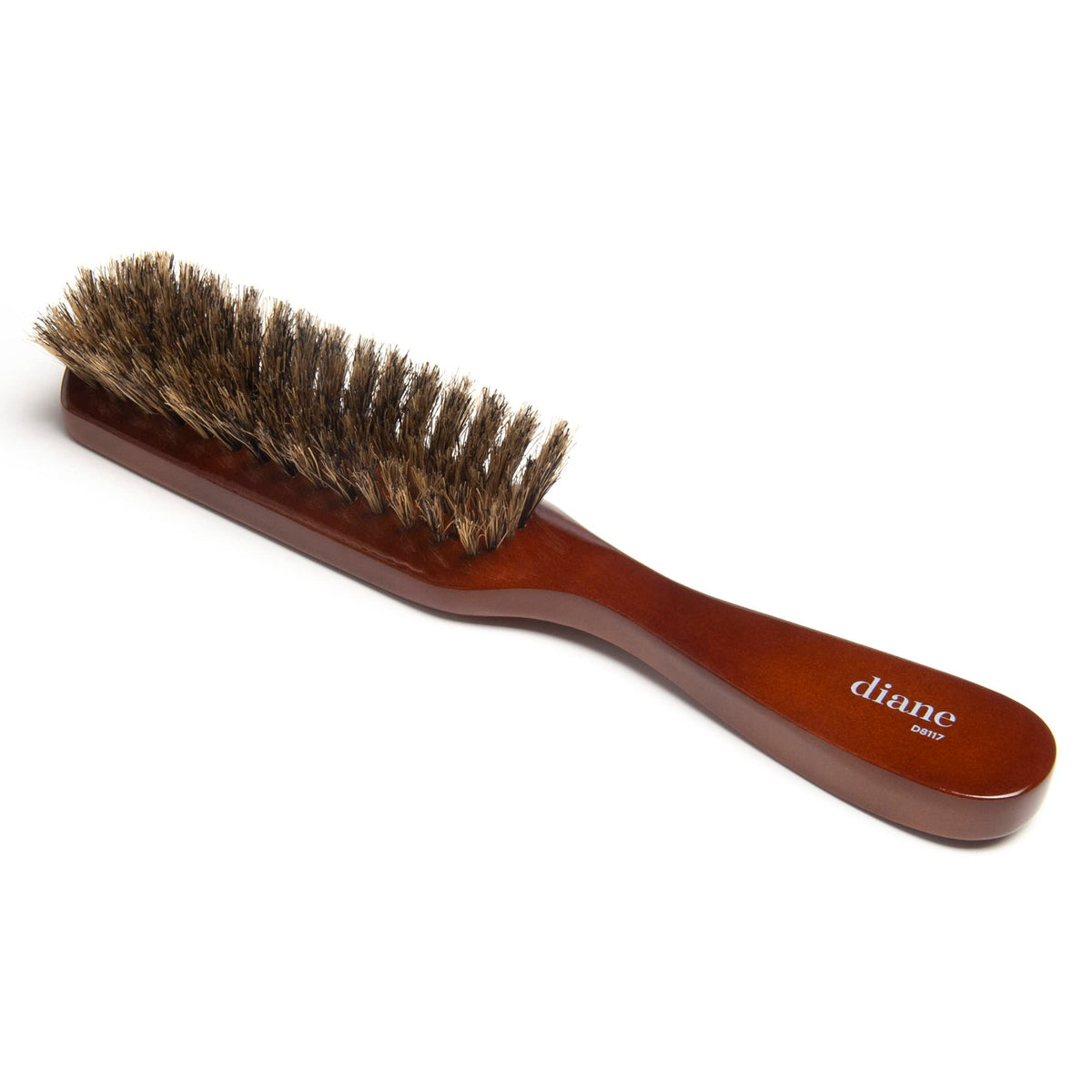 Diane Premium 100% Boar Bristle 2-Sided Club Brush for Men, Wood Handle