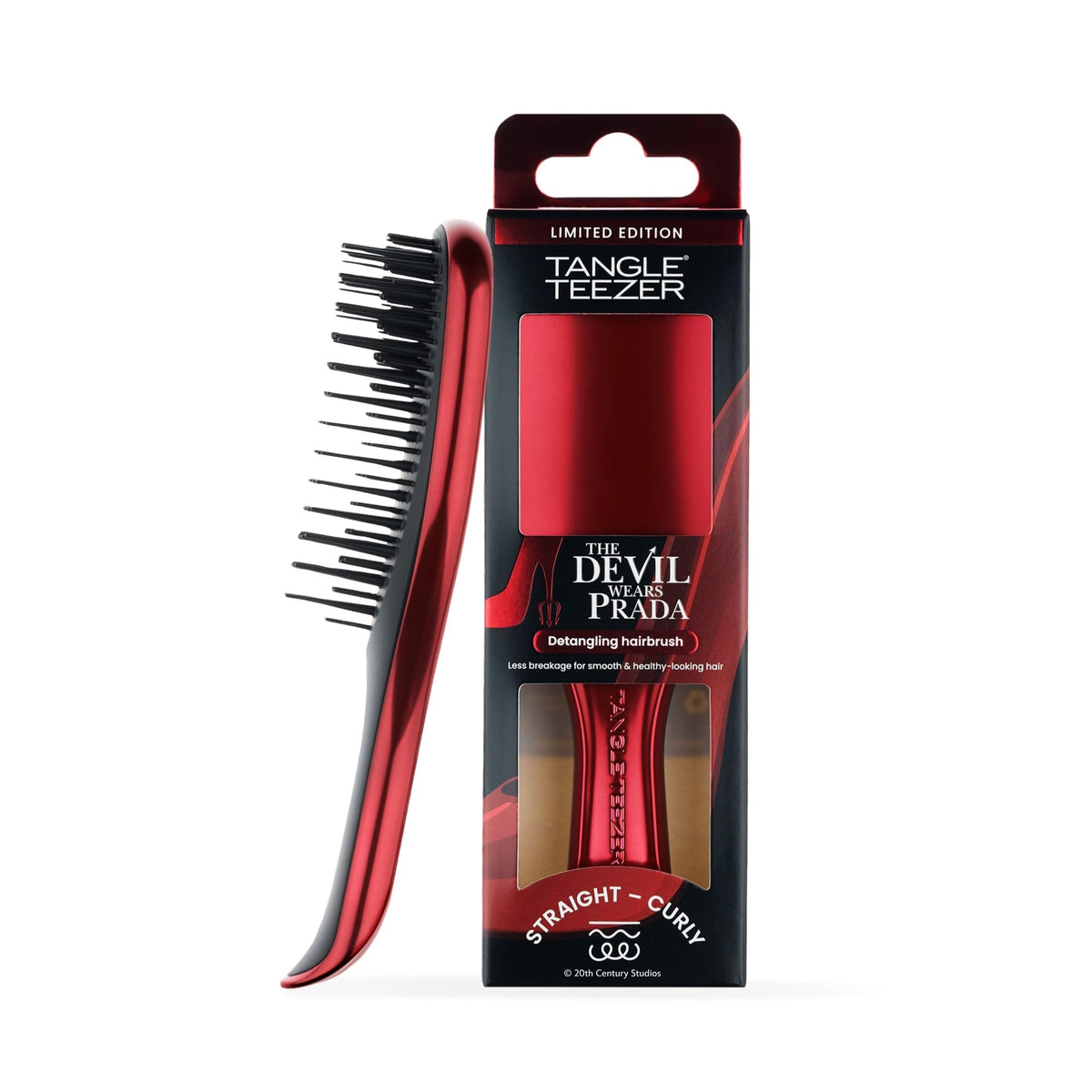 Tangle Teezer Chrome Ultimate Detangler Brush, Straight to Curly, Gold