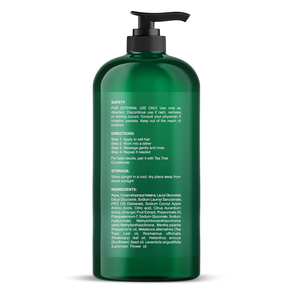 Botanic Hearth Tea Tree Shampoo - 16 Fl oz, Deep Cleans, Refreshes Scalp