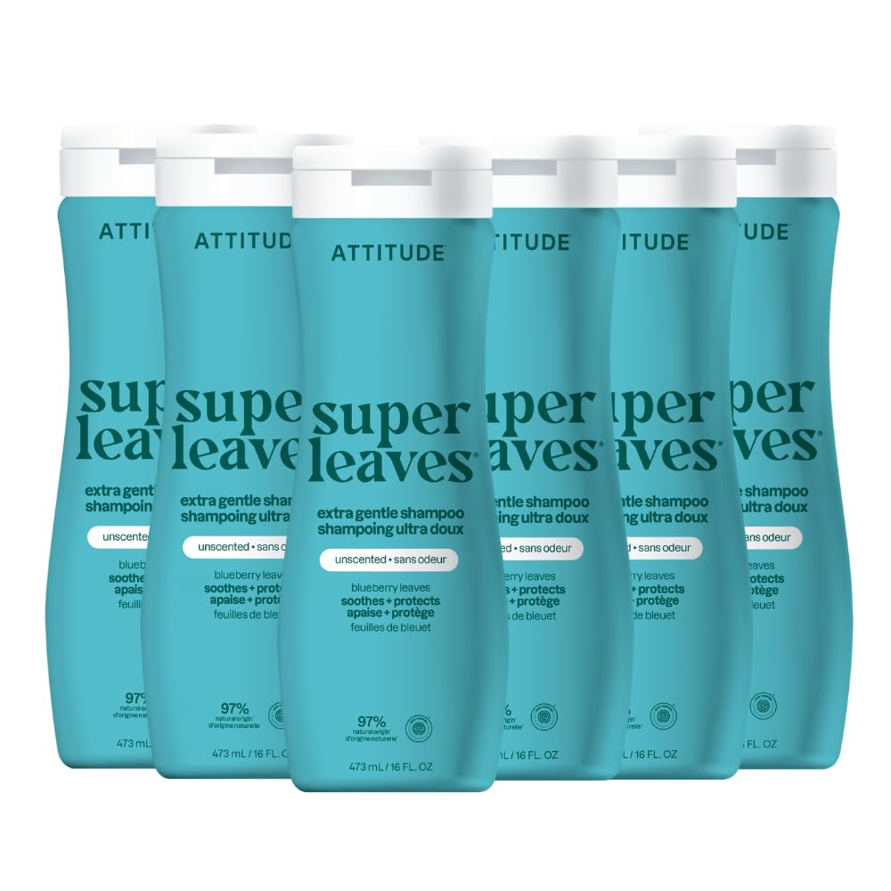 ATTITUDE Moisturizing Shampoo for Dry & Damaged Hair, EWG Verified 32 Fl Oz